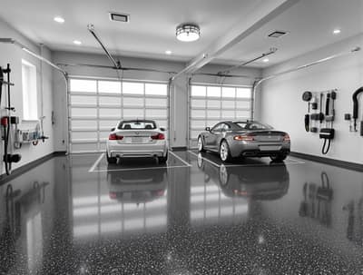 2-car garage sample